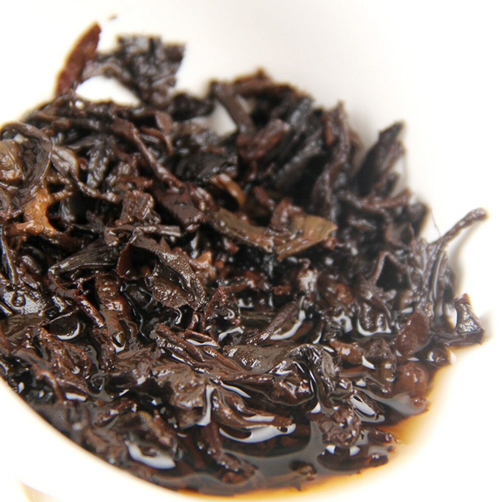 ！2003 Iceland Tribute Tea Puer Chinese Tea Old Tree Golden Bud Shu Pu Er Tea357g