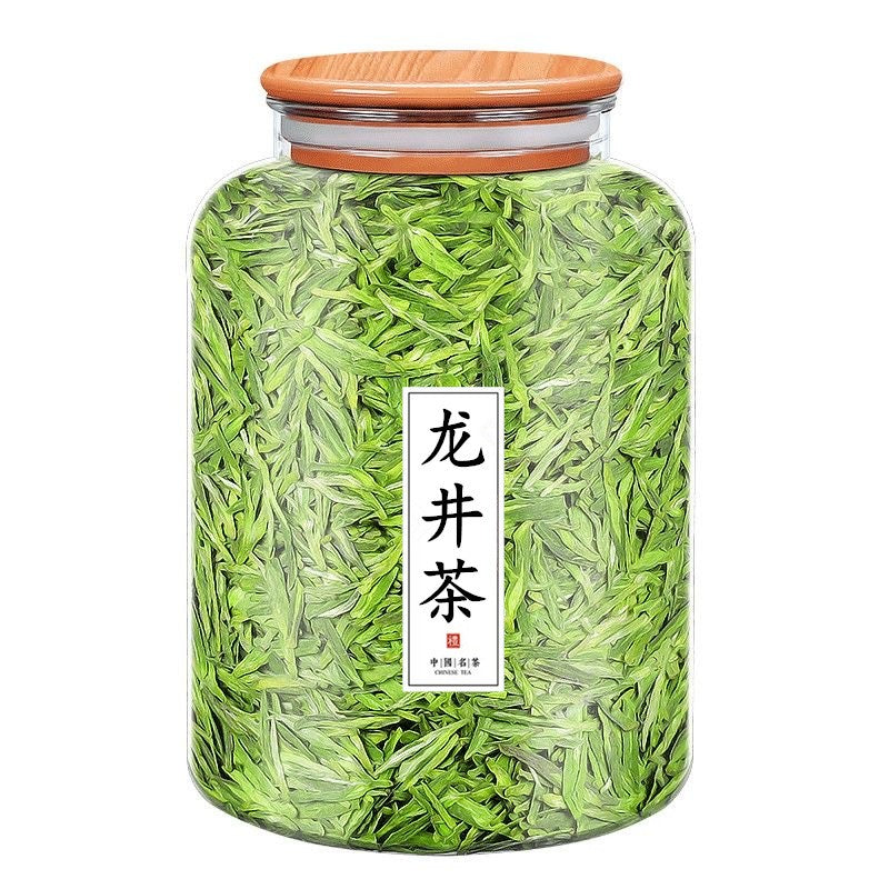 500g Authentic Hangzhou Longjing Tea Strong Aroma Premium Green Tea Canned Tea