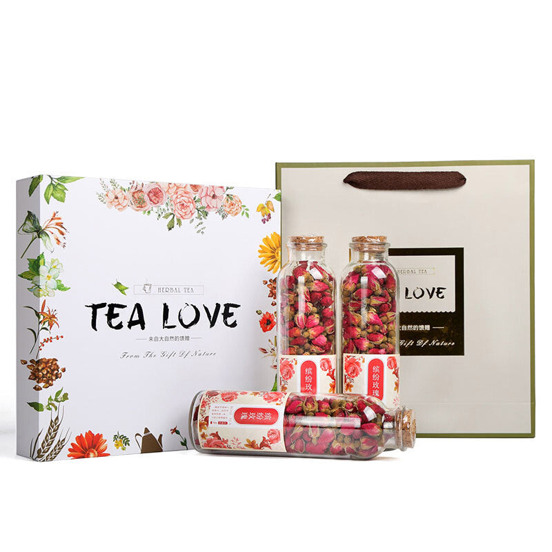 150g Rose Tea, Osmanthus Box, Flower Fruit Tea, Gift Box, Flower Tea