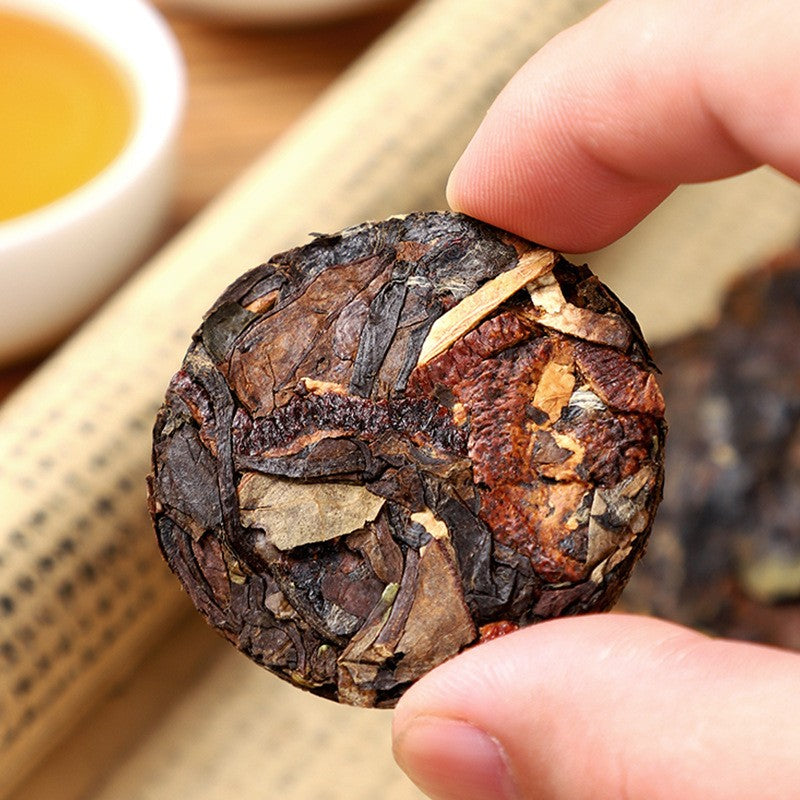 500g Authentic Fuding Tangerine Peel Shoumei old White Tea Bulk Mini Tea Cake