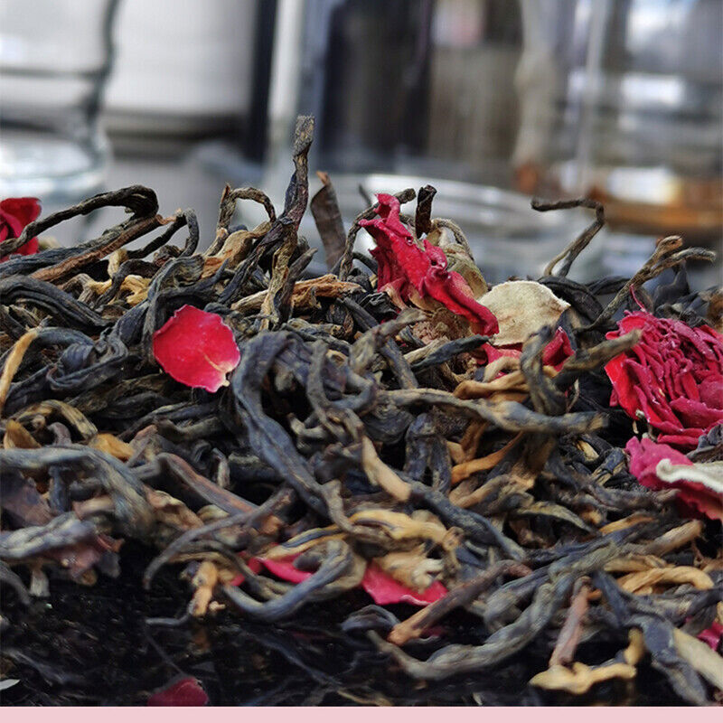 Flower Tea Red Tea Puer Golden Tea Slimming Tea Dian Hong Rose Black Tea 357g