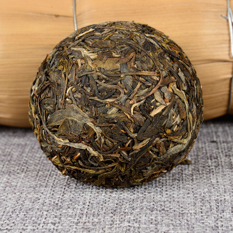 Shell Pu'er Tea Tuo Organic Green Tea 100g*5 Yunnan Pu'er Tea Bamboo Prostr-