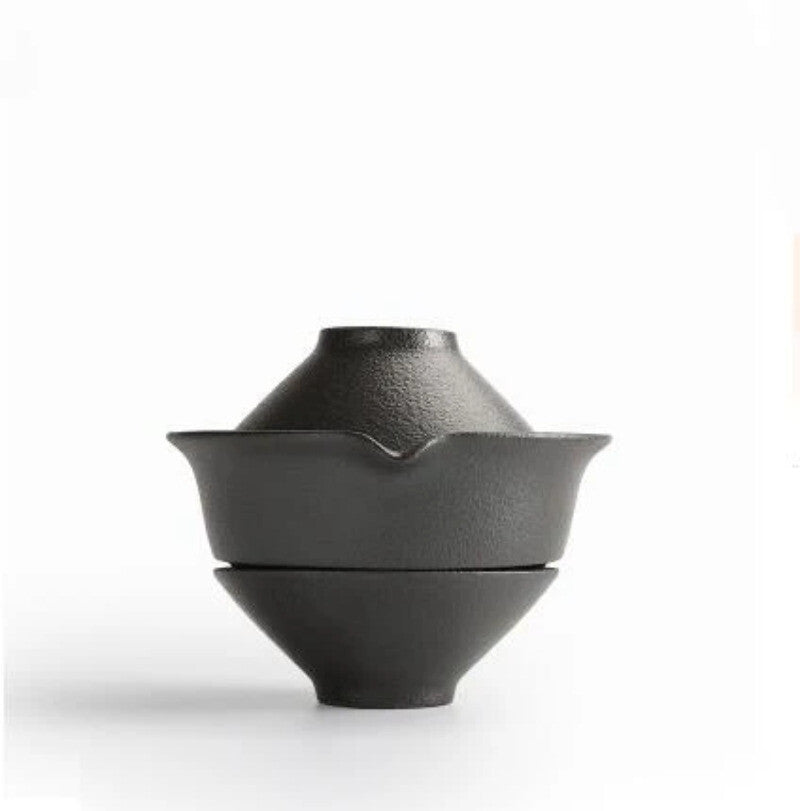 Teapot Ceramic Tea Cup Set Portable Travel Tea Set
