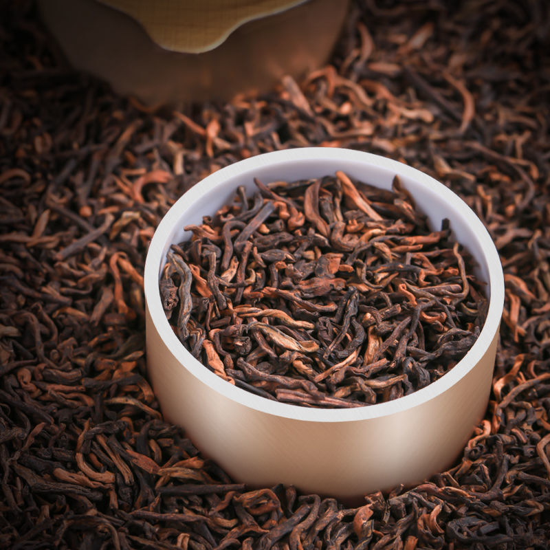 Yunnan Palace Pu'er Ripe Tea 500g Menghai Palace Chen Pu Tea Old Ripe Tea