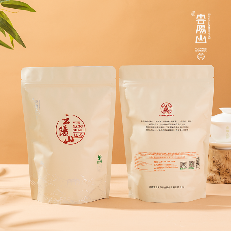 240g 2 bags Black Tea + Green Tea Oolong Tea Strong Fruit Honey
