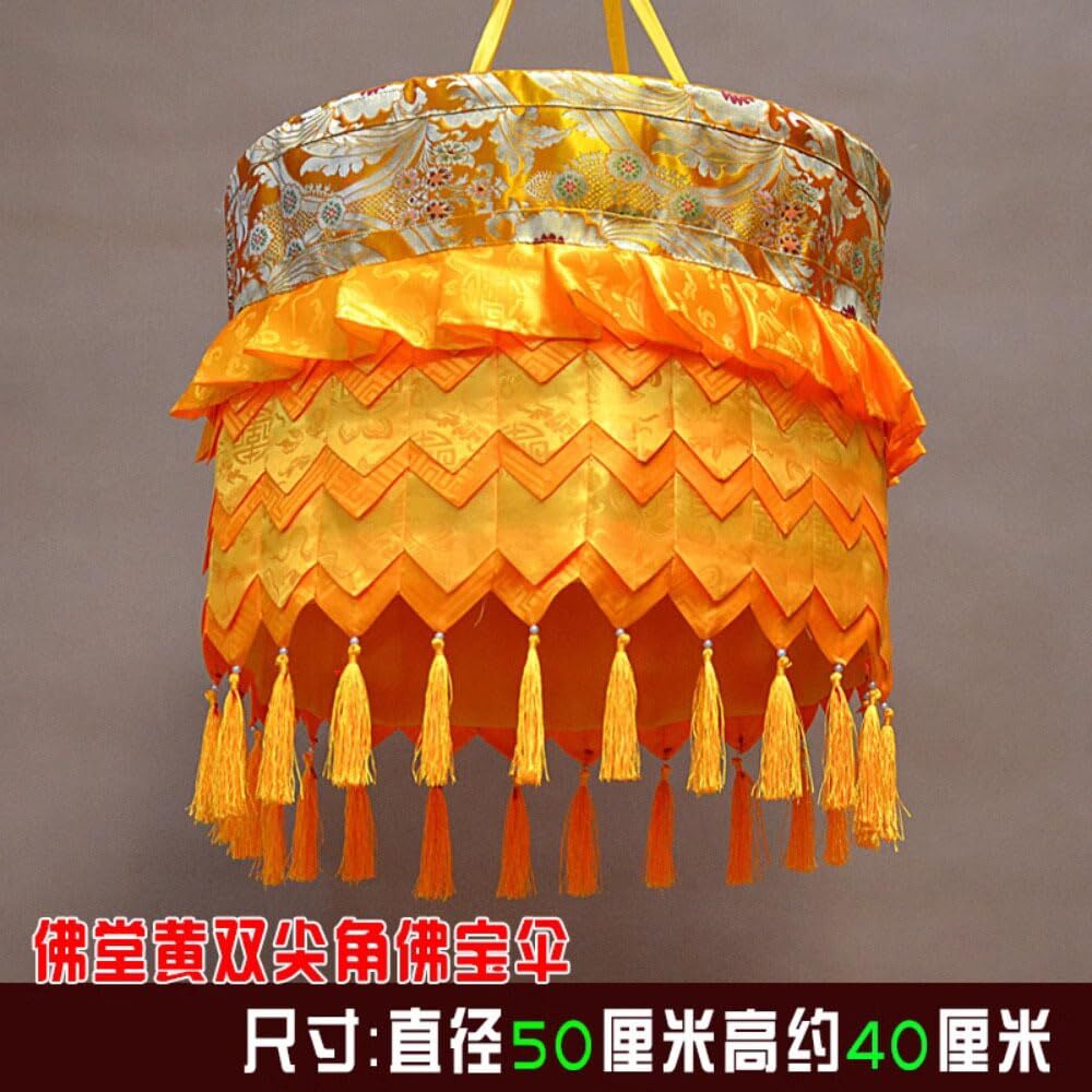 Yellow Auspicious Umbrellas Buddhist Hung Buddhist Temples Decoration