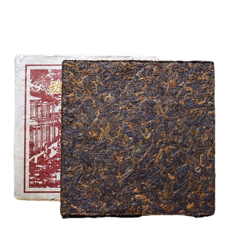 250g Pu'er Tea Ripe Tea Brick Tea Banzhang Ripe Tea Pu'er Ripe Tea Brick