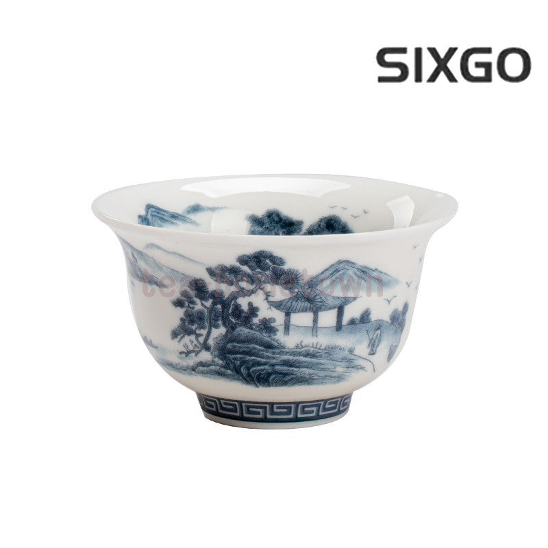1pc Sheep Fat Jade Tea Cup Single Cup Tea Tasting Cup Personal Tea Cup Ceramic