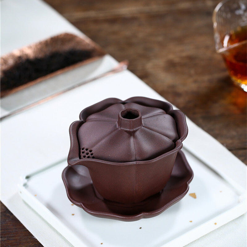 True Yixing Zisha Tea Pot With Lid Infuser Matching Tea Cup Travel Tea Set Pots