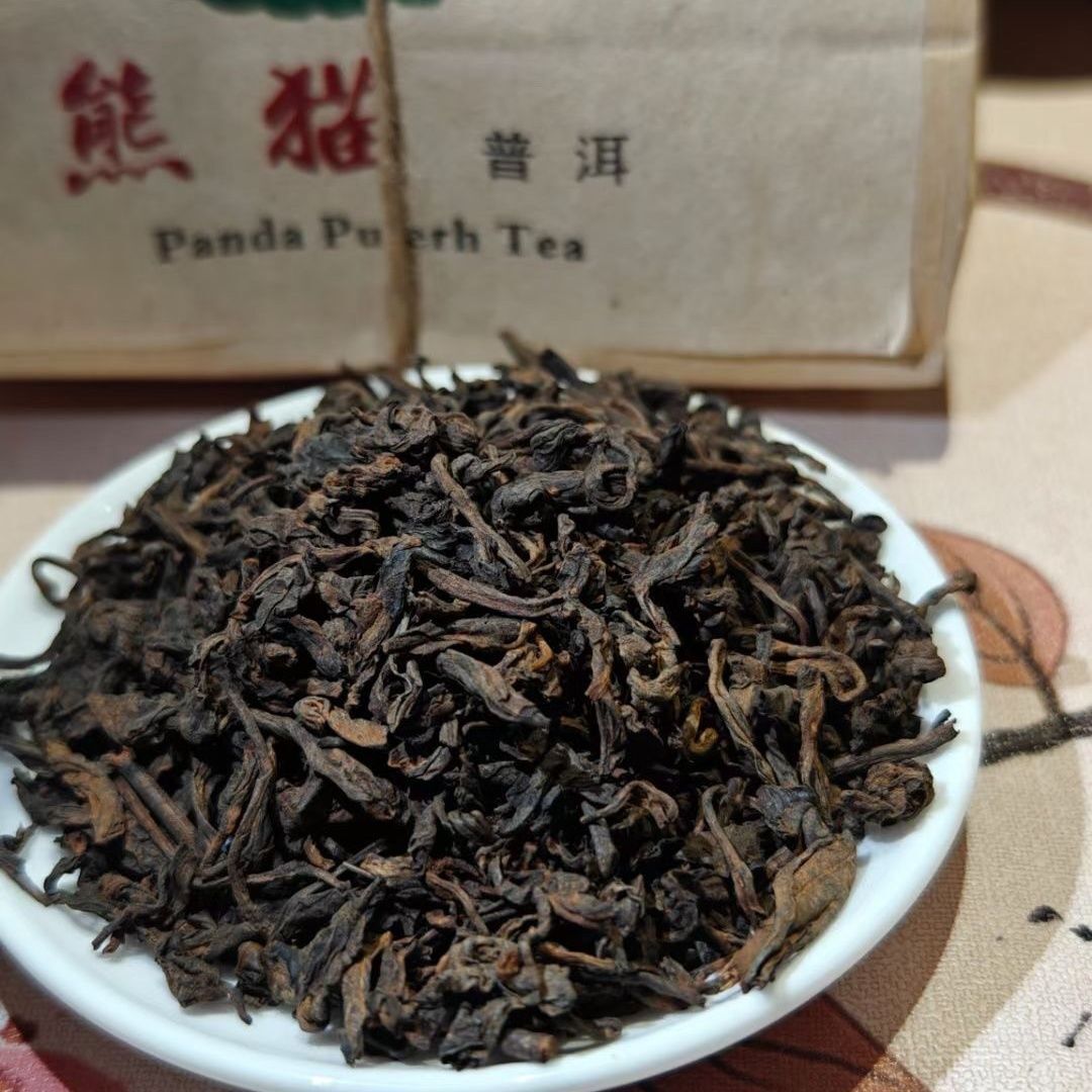 1988 Yunnan Aged Panda Pu-erh Tea Loose Leaf Old Pu'er Ripe Tea Puerh Tea 300g