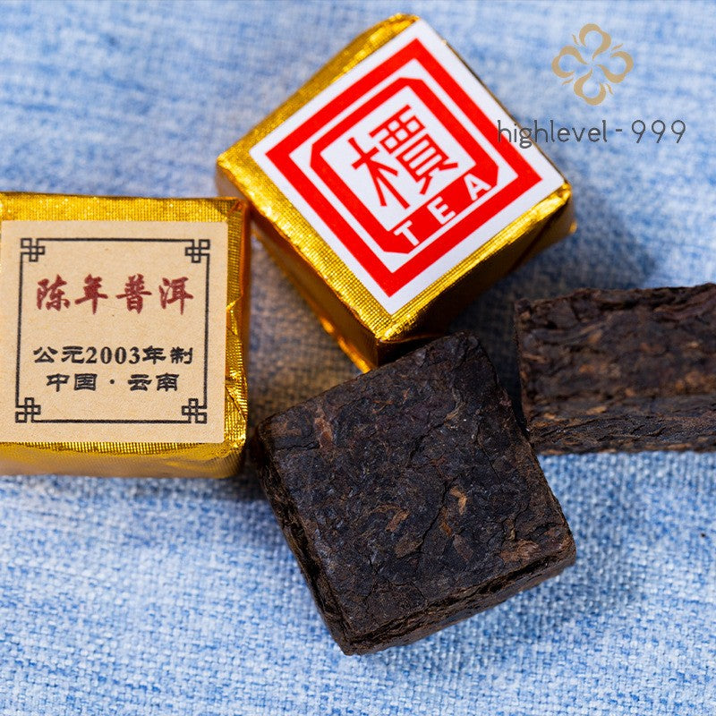 500g Yunnan Pu'er Tea Ripe Tea 2003 Aged Pu-erh Tea Mini Little Tuo Tea