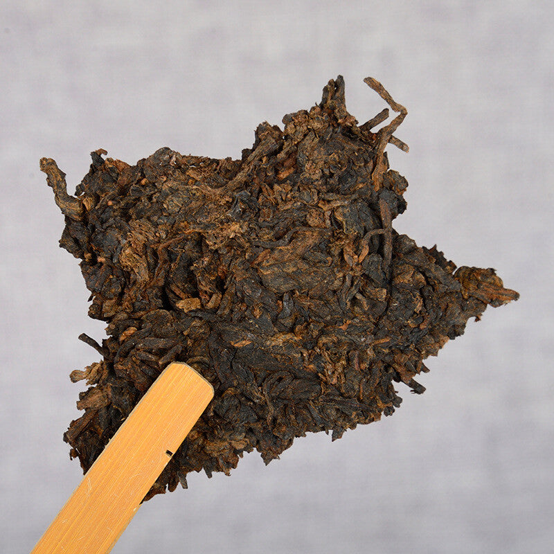 357g Yunnan Pu'er Ripe Tea Cake Pu'er Ripe Tea Golden Bud Tea Cake