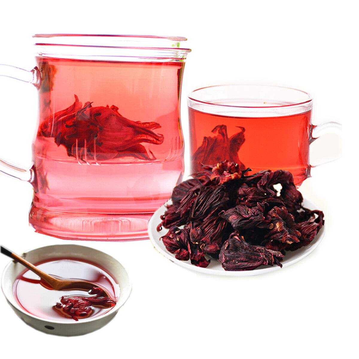 Dried Roselle Tea Flower Tea Leaves Sour Plum Soup Rose Rose Luoshen Flower Tea