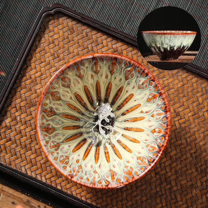 Tea Cup Ceramic Teacup Master Cup Kung Fu Tea Set Tea Bowl Home hospitality cup