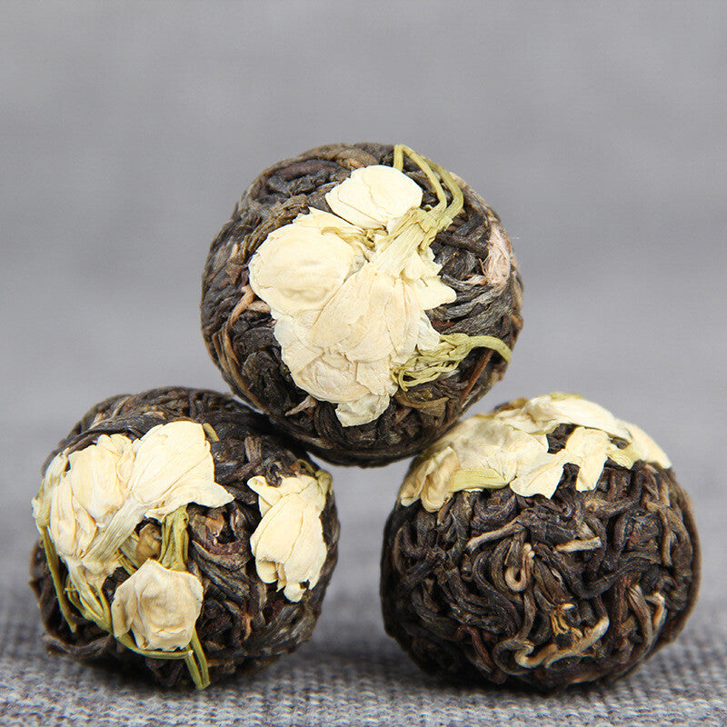 500g Yunnan Jasmine Pu'er Dragon Ball Cha Tea Ancient Tree Flower Pu-erh Tuocha