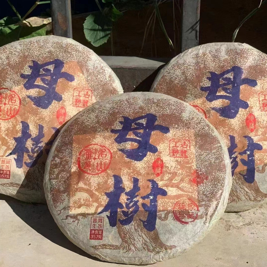 357g Yunnan Raw Pu'er Tea Cake Bingdao Mushu Pu-erh Tea Cake Big Leaf Puerh Tea