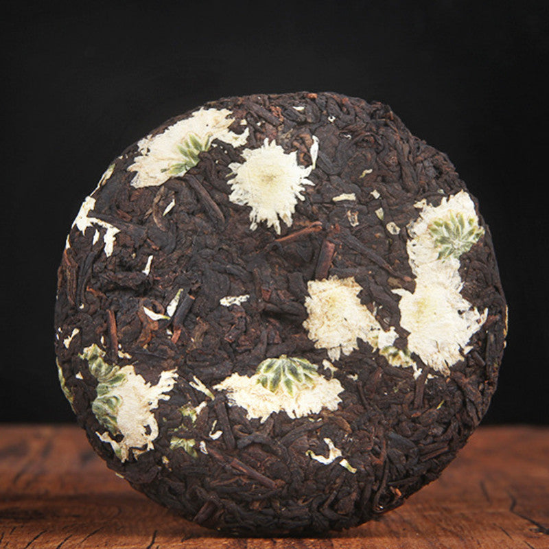 Organic Ripe Pu-erh Tea Gift Tea Health Care 100g*5pcs Chrysanthemum Pu-erh Tea