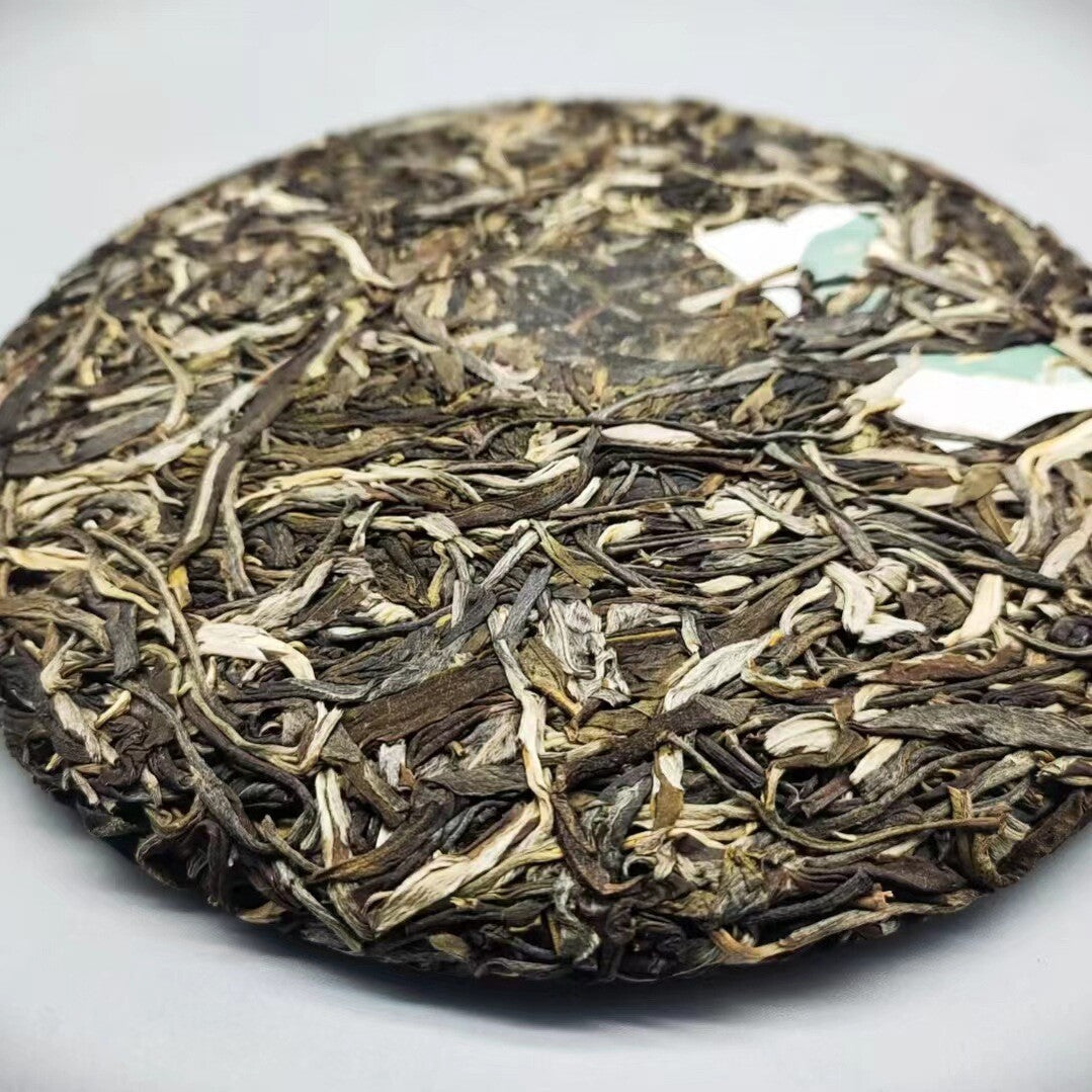 357g Yunnan Tea Tianmenshan Wildflower Fragrance Puerh Raw Tea Ancient Cake Tea