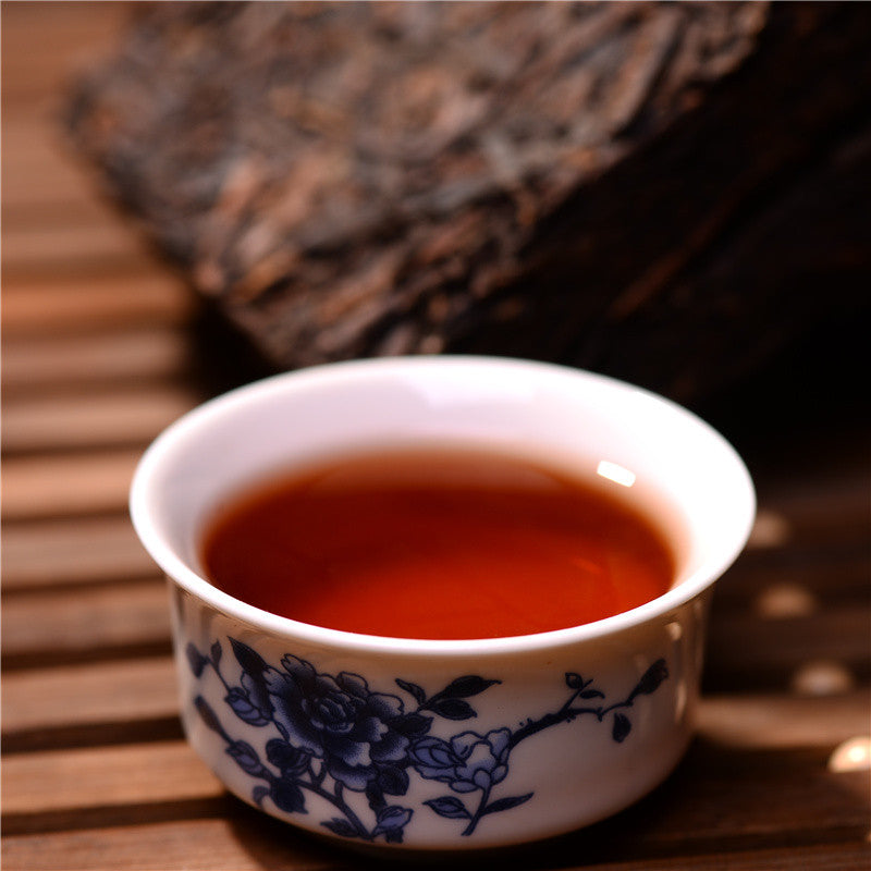 200g Shu Pu'er Brick Top-Grade Old Pu-erh Tea Class Puerh Tea Cooked Pu'er Tea