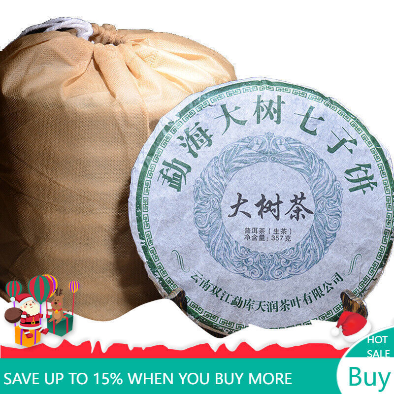 Yunnan 357g Premium Puerh Tea Tea Da Shu Tea Puerh Tea Cake Healthy Drink