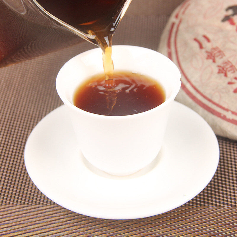 Yunnan Pu'er Tea 2006 Brown Mountain Palace Pu'er Ripe Tea Chunhai Qizi Cake