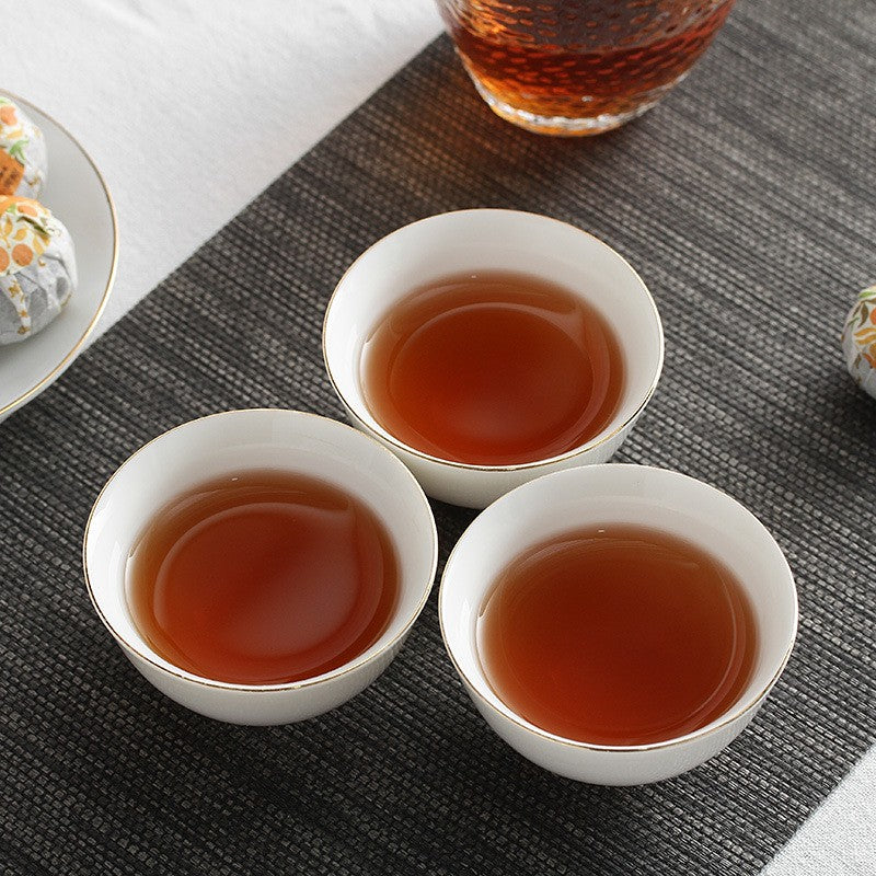500g Yunnan Pu'er Tea Green Tangerine Royal Court Ripe Tea Loose Tea