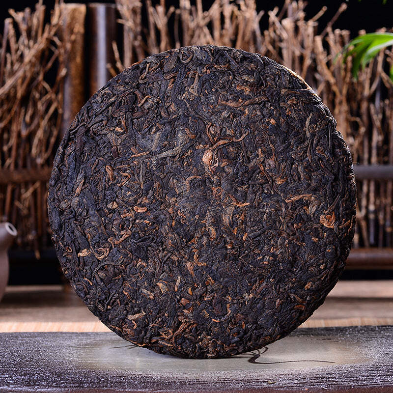 200g Yunnan Chunmu Ripe Pu'er Tea Cake Cooked Tea Chinese Aged Puerh Tea