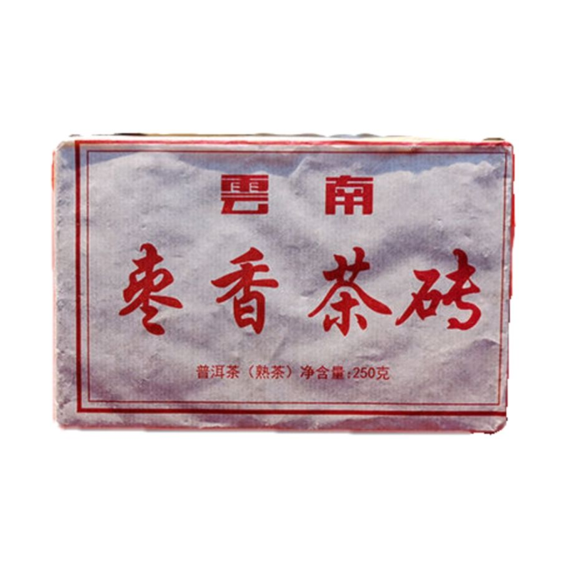 Jujube Sweet Black Tea Health Drink Old Ripe Puer Tea 250g/8.8oz Puerh Tea Brick
