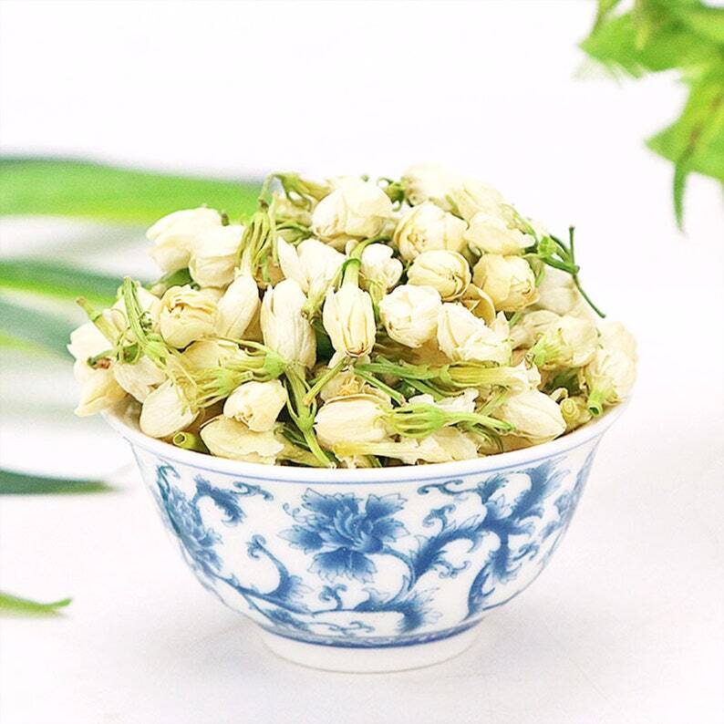 Dry Jasmine Buds Tea,chinese Flower Tea,blooming Flower Tea,jasmine Flower Tea