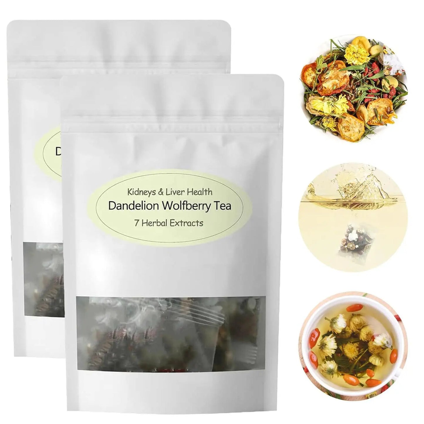 Health Tea Bulk Packaged Slimming Tea Bags Dandelion and Wolfberry Blended