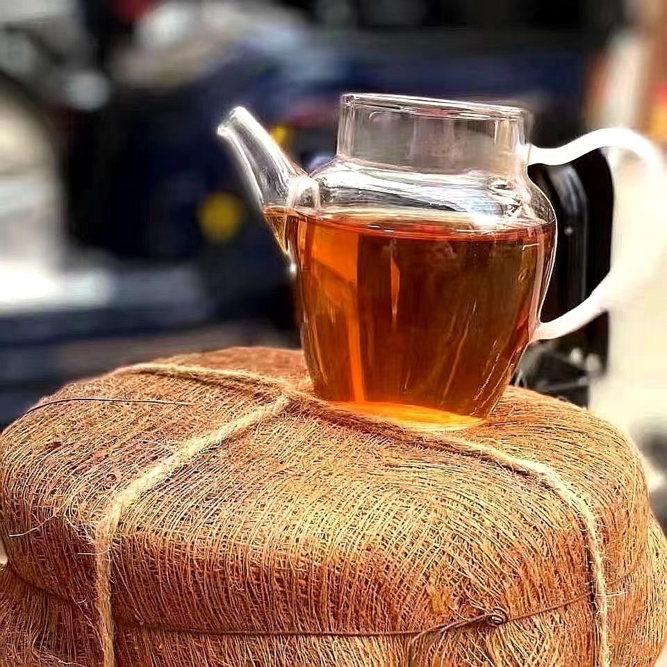 2003 Yunnan Pu'er Tea Shuang Hua Ming Ji Yiwu Old Pu-erh Raw Tea Aged Puerh 357g