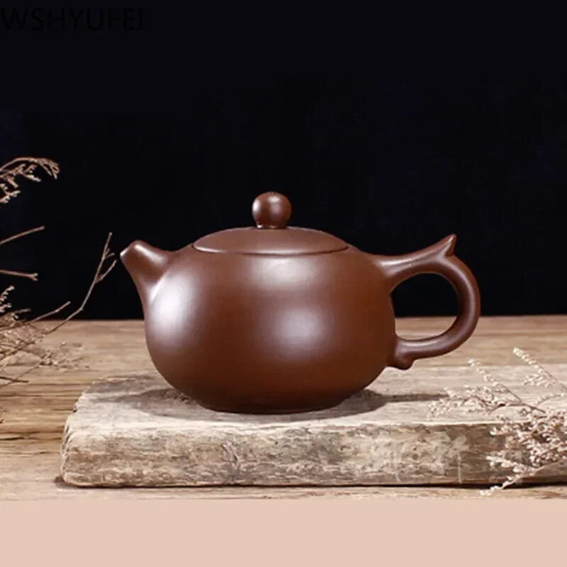 Chinese Yixing Purple Clay Tea Pot Hand Made Tea Set Xishi Teapot Gifts 120ml