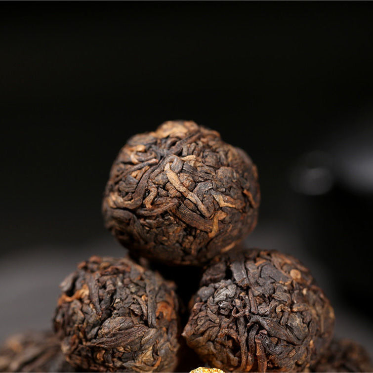 Ancient Tree Dragon Ball Mini Tuo Tea Pu'er Ripe Tea Yunnan Menghai Ripe Tea