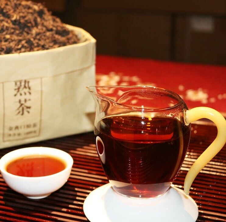 YunNan MengHai TeJi Puerh tea bulk pu'erh Ripe tea ChenXiang Fragrant Puerh tea