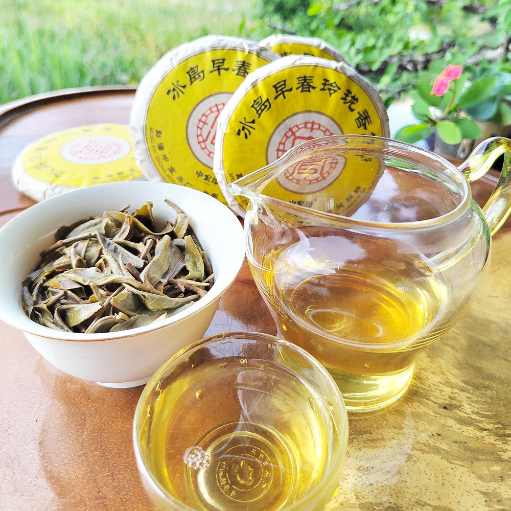100g Yunnan Pu-erh Tea Cake Raw Puer Tea Organic Chinese Black Tea Healthy Drink