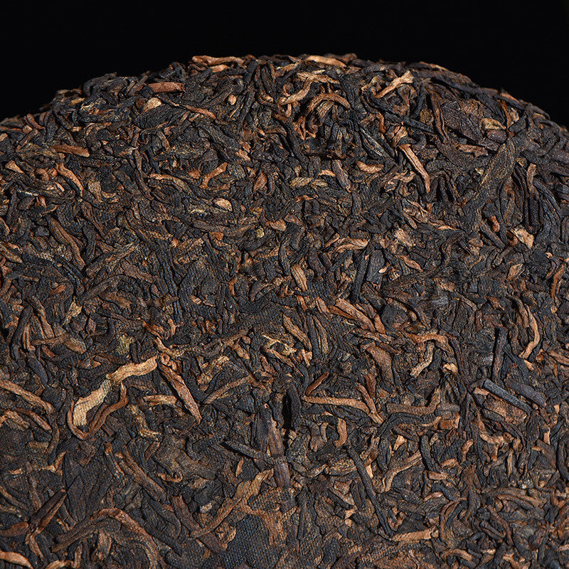 357g YikuChun Tea Leaves XiaoduSai Ancient Tea Pure Material Pu'er Ripe Tea Cake