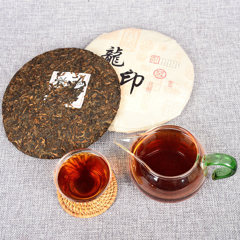 357g Yunnan Puerh Tea Cake Ripe Puerh Tea Cake Ancient Tree Tea Cake