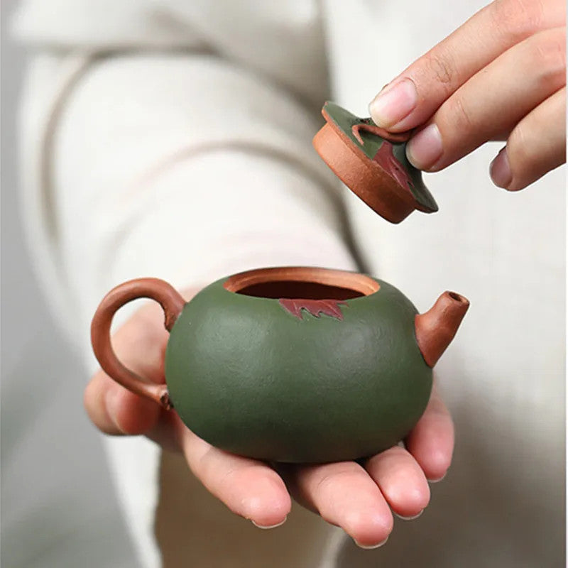Chinese Yixing Zisha Teapot Handmade Tea Pot Small Capacity Kettle Tea Set 80ml