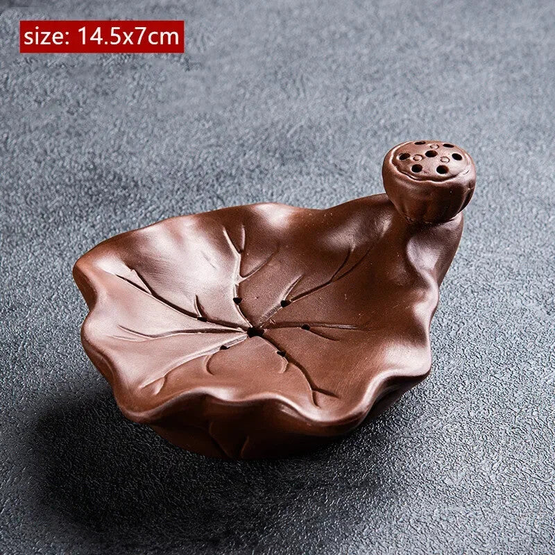 Purple Clay Tea Tray Water Storage Type Tea Sea Zisha Pot Bearing Tea Set Trays