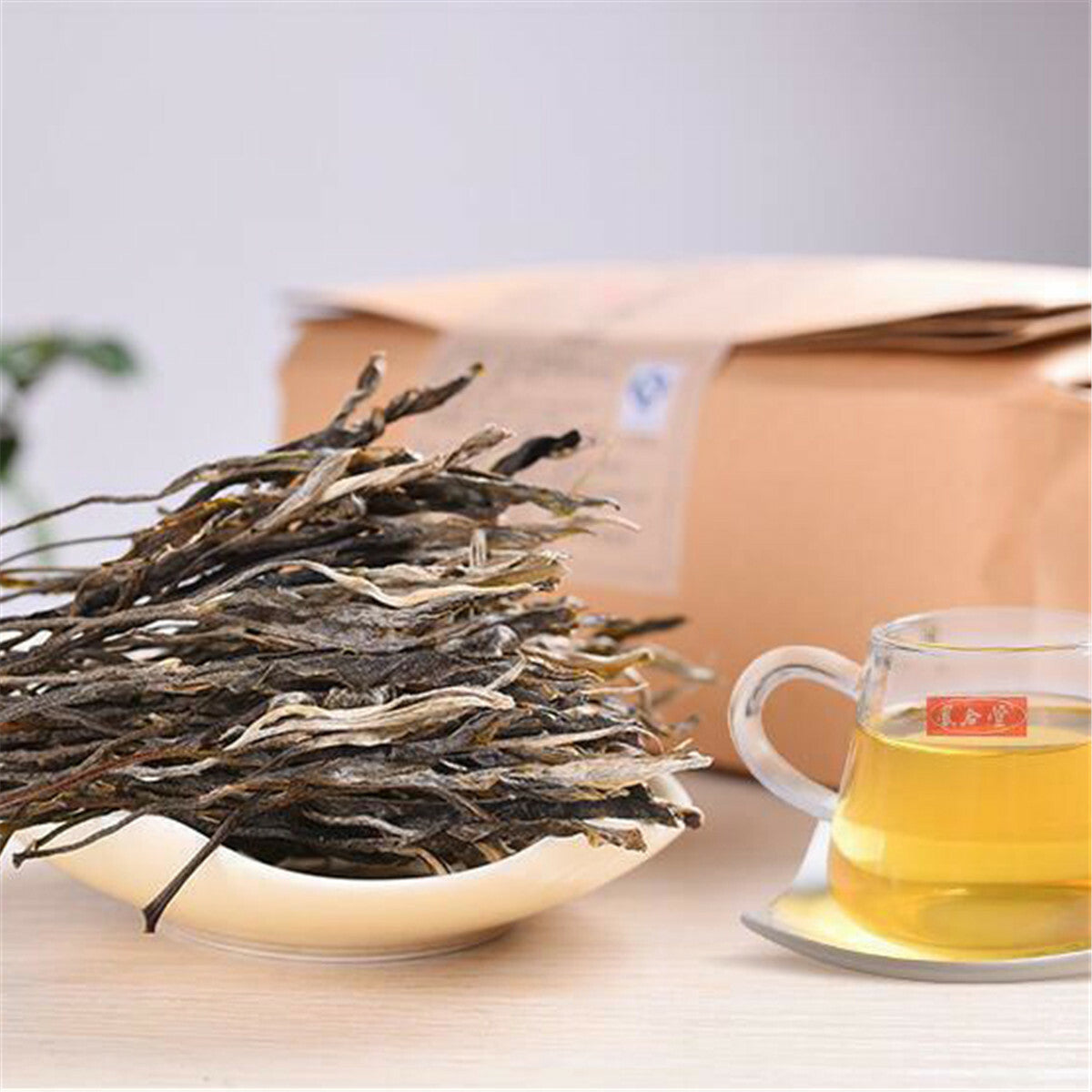 400g Raw Pu-erh Tea Natural Ancient Tree Puer Tea Green Tea Healthy Green Food