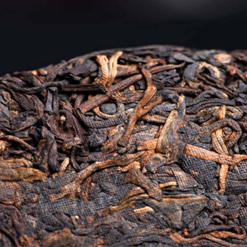500g Deep Mountain Ripe Puerh Tea LaoTongZhi Top Haiwan Shen Shan Lao Shu Puer