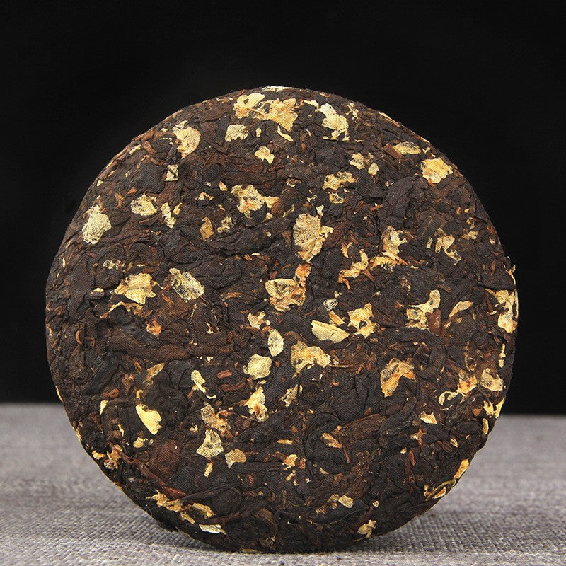 100g Authentic Jasmine Pu'er Tea Ripe Tea Aged Fragrant Premium Small Tea Cake