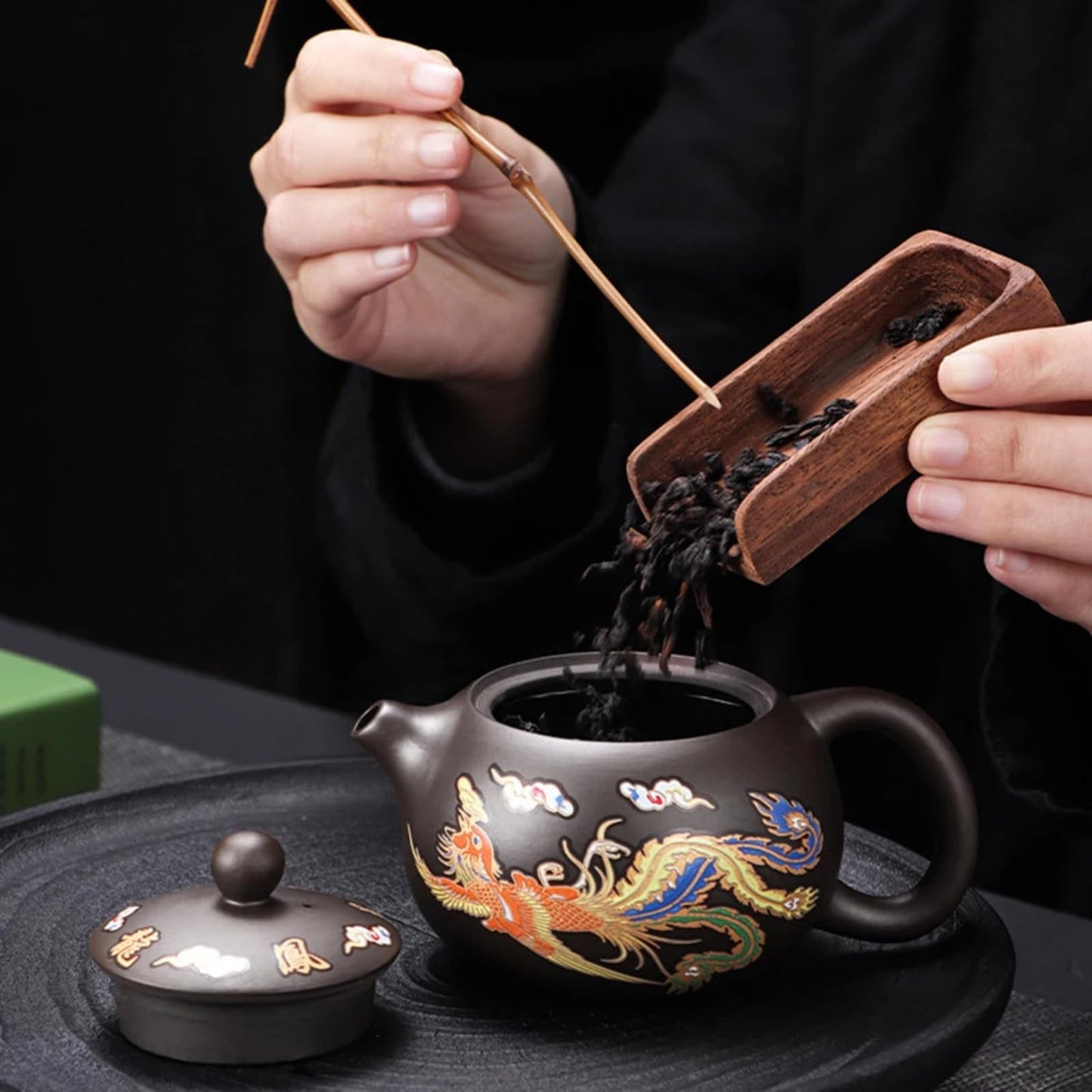 Teapot Color-changing Tea Pot 225ml 7.5oz Dragons Phoenixs Gongfu Tea Teapots