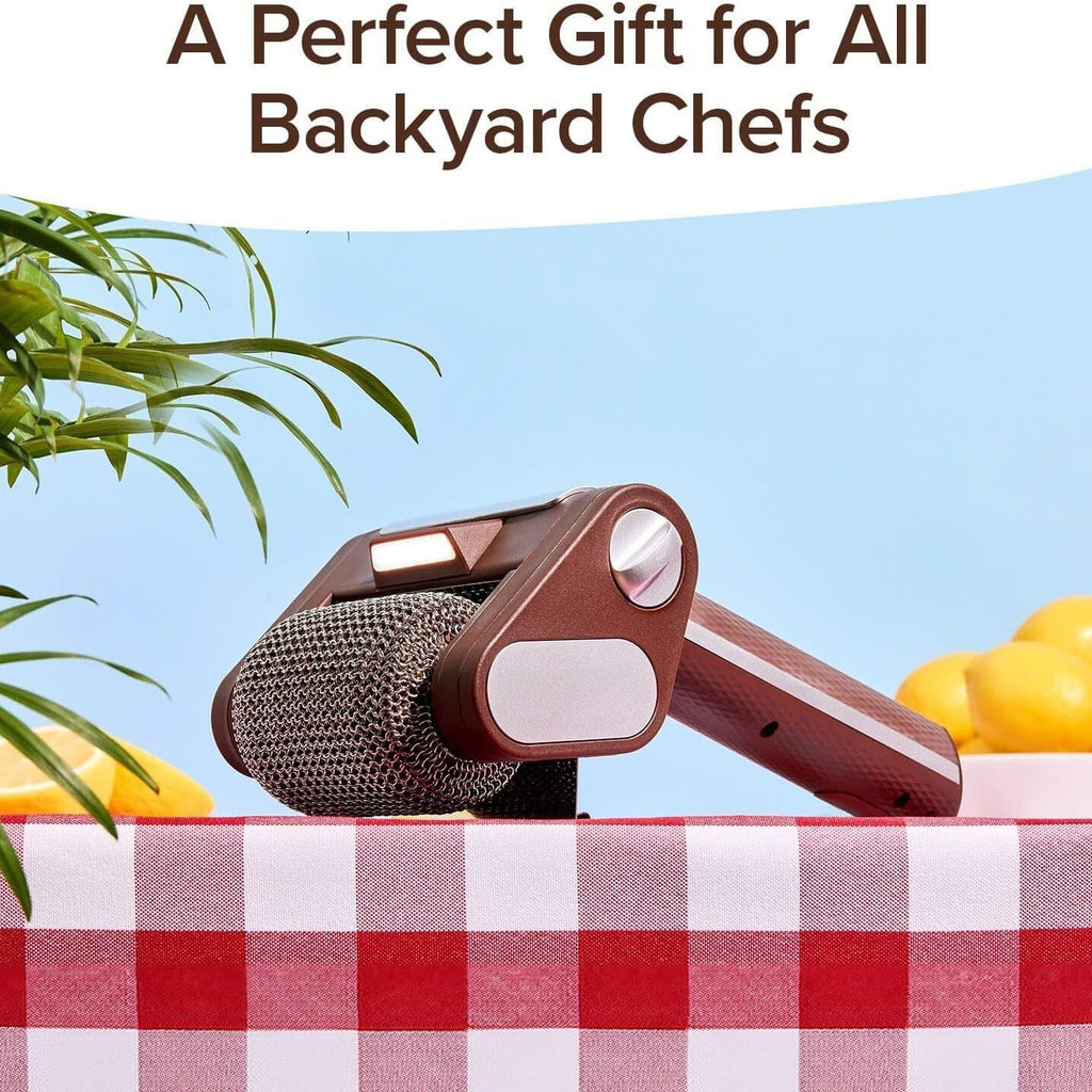 Electric Grill Cleaner Bristle Free, Bristle-Free Spinning Grill Brush