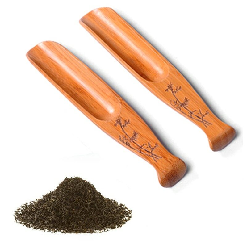 Tea Scoop Shovel Bamboo Coffee Tea Spoon Powder Tools Chinese Teaset Accessories