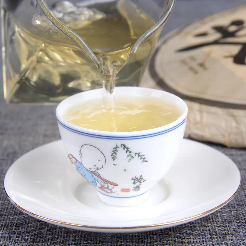 Pu'er Tea Daxueshan Ancient Tree Tea Bazi Tea Handmade Tea 400g Pu'er Raw Tea