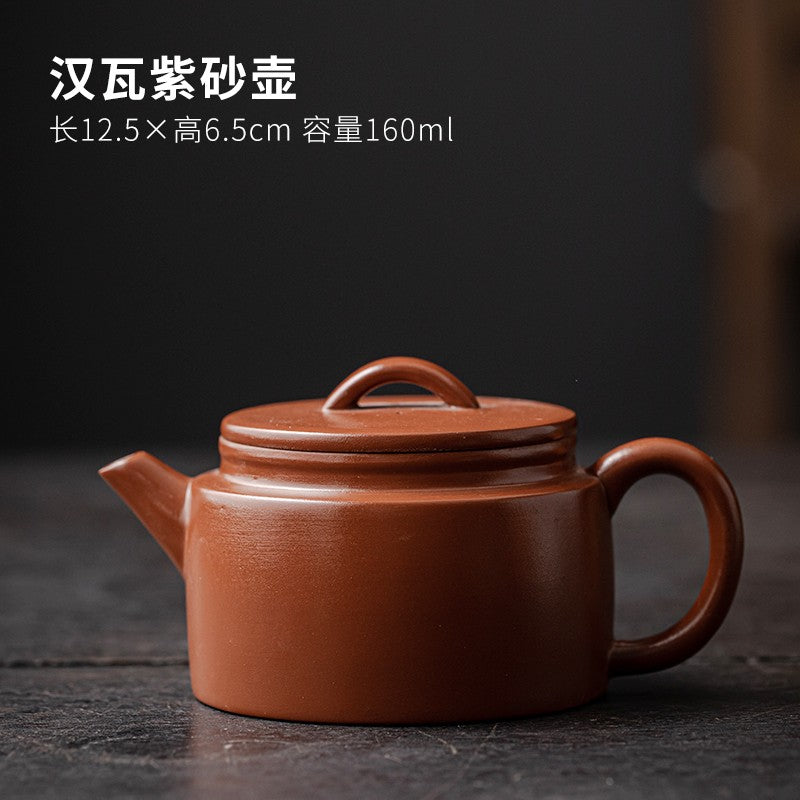 Purple Sand Teapot Dahongpao Tea Xishi Pot Handmade Ceramic Kung Fu Tea Set