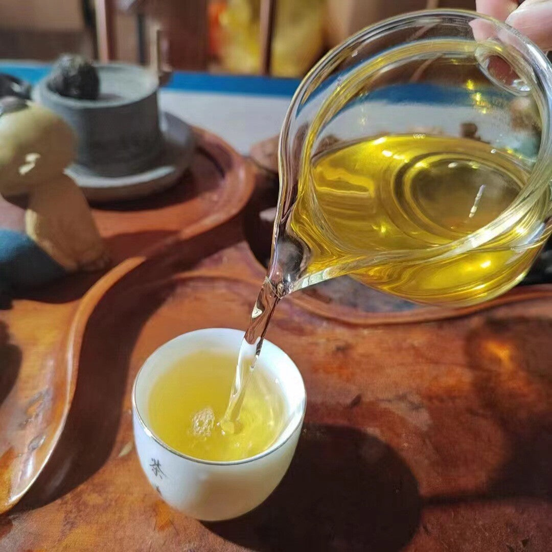 Longzhu Puerh Tea Mint Hetang Pu-erh Tea Raw Tea 500g 7g/pcTea Pu-erh Tea