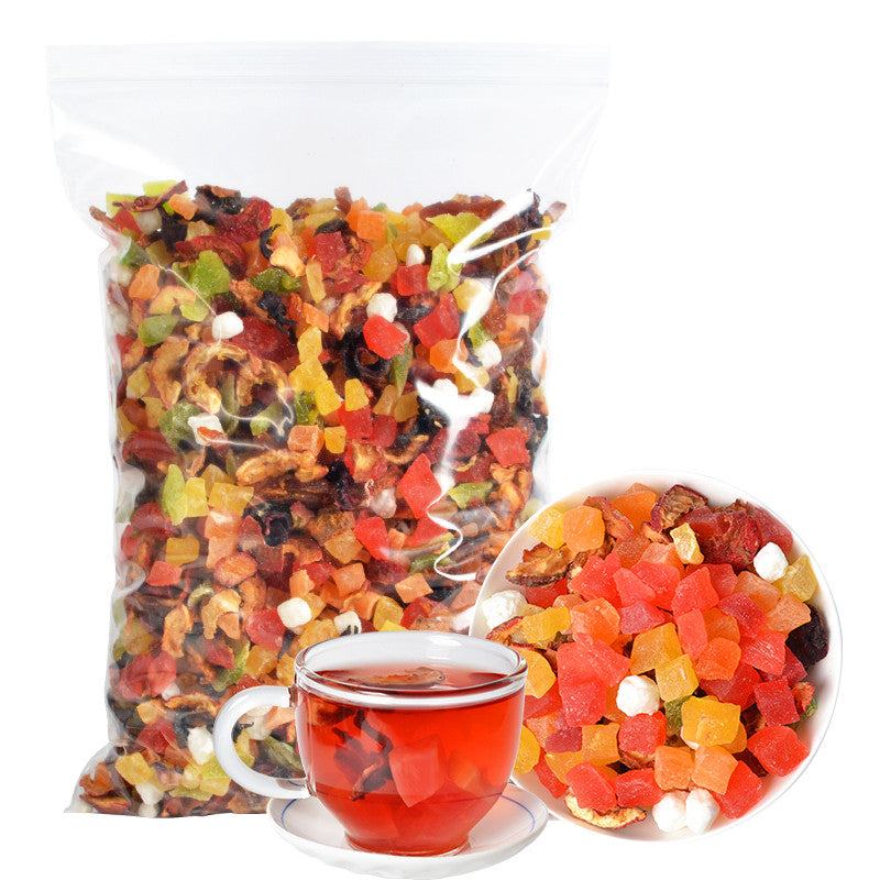 Dried Fruit Tea Paris Champs Flower Tea Orange Cherry Roselle Hawthorn Tea