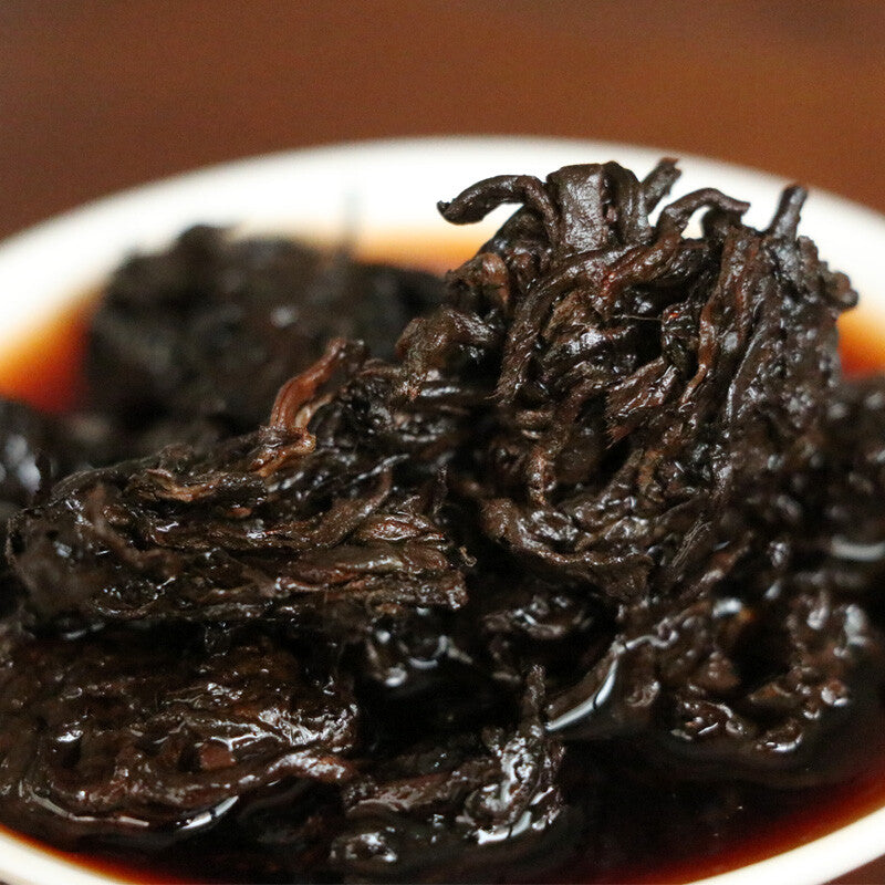 250g Yunnan Menghai Chenxiang Jinya Lao Cha Tou Pu'er Tea Ripe Tea Loose Tea